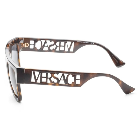 NEW VE4430U 108/87 VERSACE SUNGLASSES VERSACE VE4430U HAVANA MOD 4430U - Picture 3 of 4